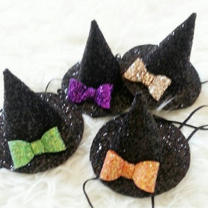 Glittery Mini Witch Hat Headband