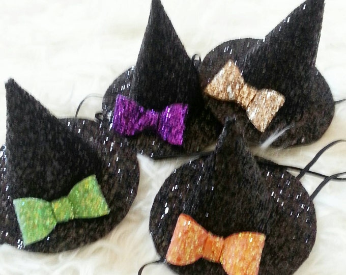 Glittery Mini Witch Hat Headband