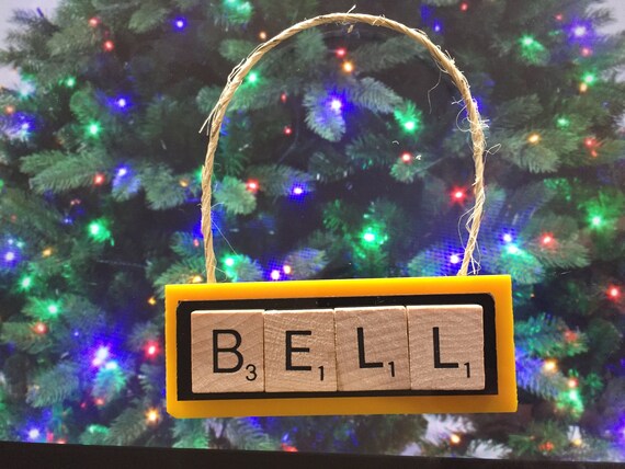 Leveon Bell Pittsburgh Steelers Christmas Ornament Scrabble Etsy