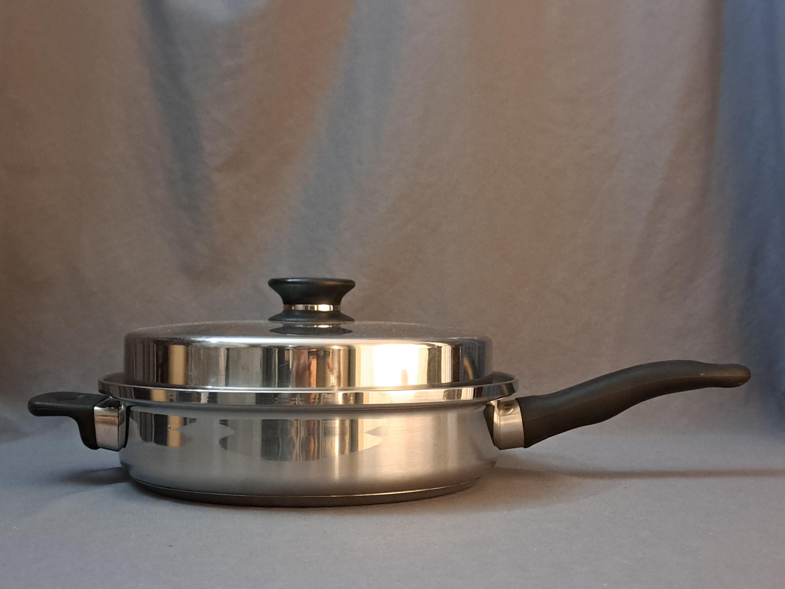 Icook Amway Queen Saute Pan: 2.5L Surgical Stainless Steel