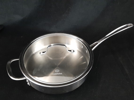 Calphalon 3-Piece Tri-Ply Clad Stainless Steel Skillet Set