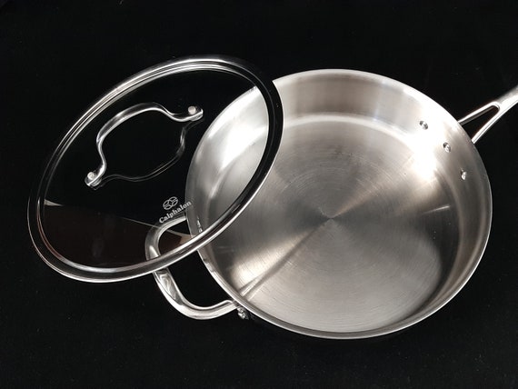  Calphalon Tri-Ply Stainless Steel 5-Quart Saute Pan with Cover: Saute  Pans: Home & Kitchen
