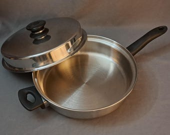 Icook Amway Queen Saute Pan: 2.5L Surgical Stainless Steel