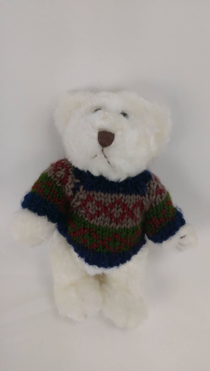 1996 Chrisha Playful Plush Teddy Bears Knitted Sweater Jointed | Etsy
