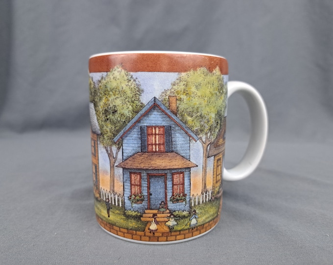 Lang and Wise Collector Coffee Mugs by Sherri Buck Baldwin all in a Row