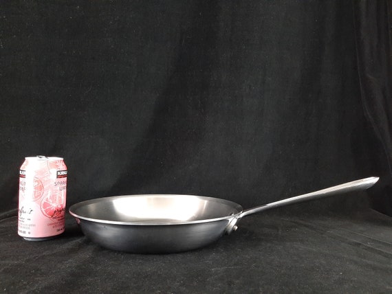 D3 Stainless 3-Ply 8 Inch Fry Pan, Stainless Steel Fry Pan