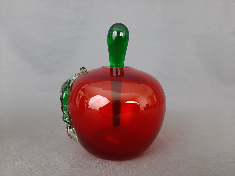 Silvestri Hand Blown Apple Perfume Bottle Vintage Whimsical Etsy