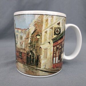 The Art Of Dining Coffee Mug By Oneida “Restaurant Row” © Chiu Tak Hak Licensed through Art in Motion made in Indonesia