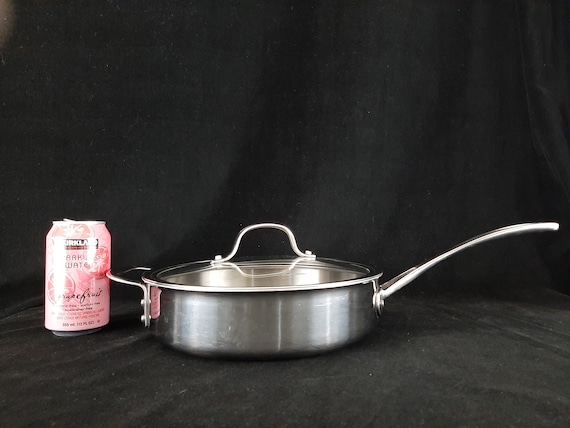  Calphalon Tri-Ply Stainless Steel 5-Quart Saute Pan with Cover: Saute  Pans: Home & Kitchen