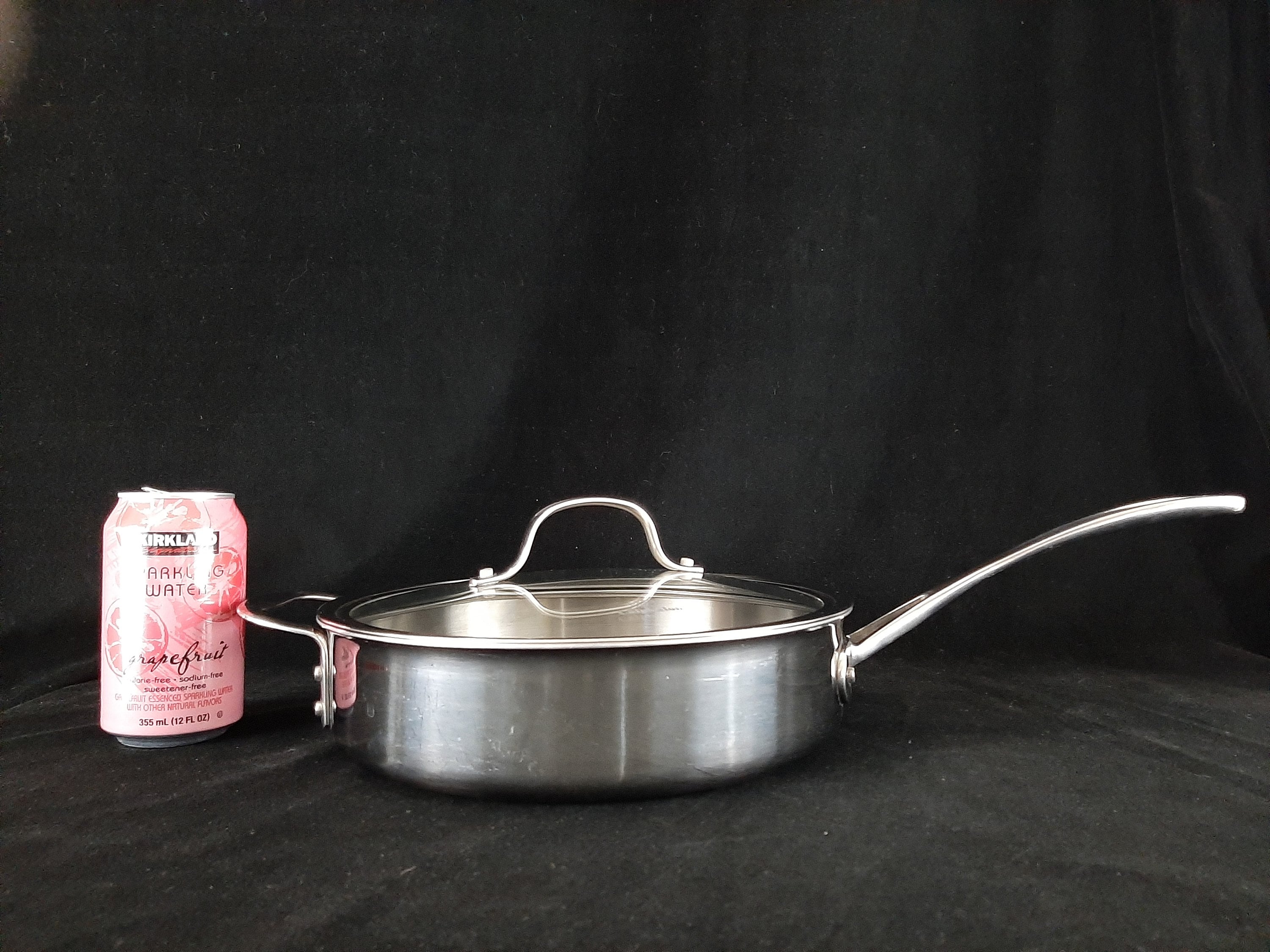 Calphalon Tri-Ply Stainless Steel 3-Quart Saute Pan with Cover