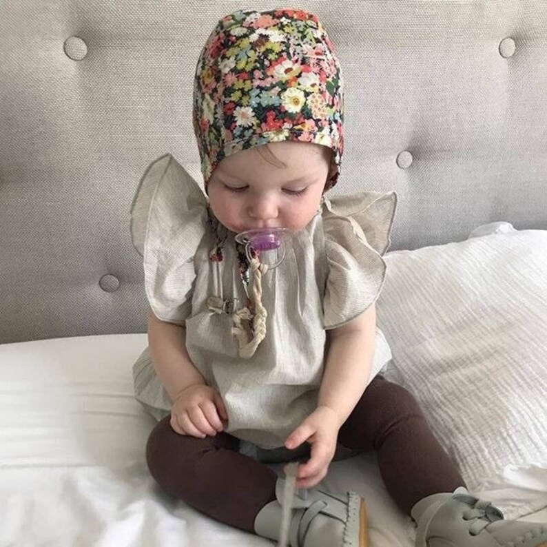 Children 100 Natural Linen Blouse Toddler Girl Top 2T4T Etsy