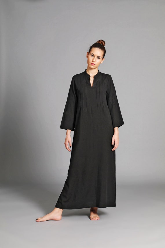 kaftan sleeves dress