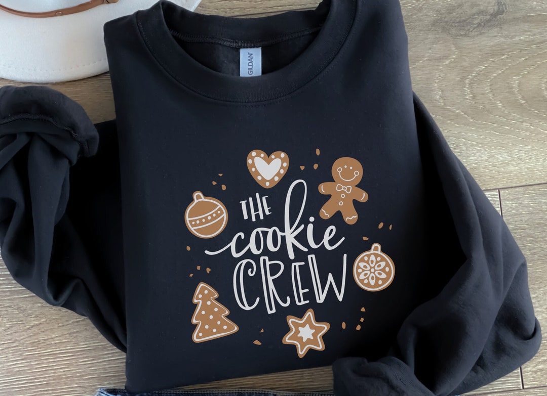 The Cookie Crew Shirt, Christmas Shirt, Cookie Lover, Cookie Shirts, Christmas Baking Shirt