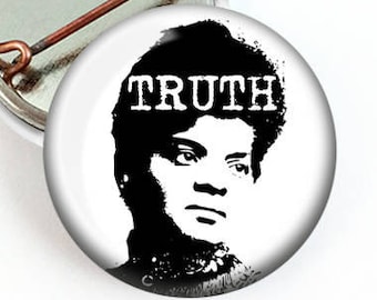 Ida B Wells Pin, Investigative Journalism Button