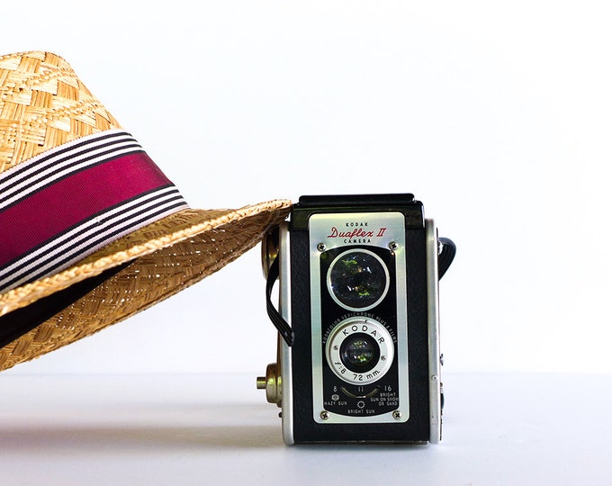 1950s Vintage Camera Kodak Duaflex Black Film Camera Prop Etsy