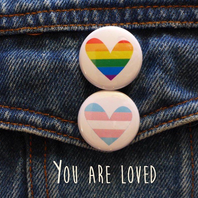 Trans Flag Pin, Pride Button, Gay Pride Rainbow Flag button, Tra Trans Flag Pin, Pride Button, Gay Pride Rainbow Flag button, Tra