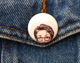 Rachel Maddow Button, 1 inch Maddow Pin