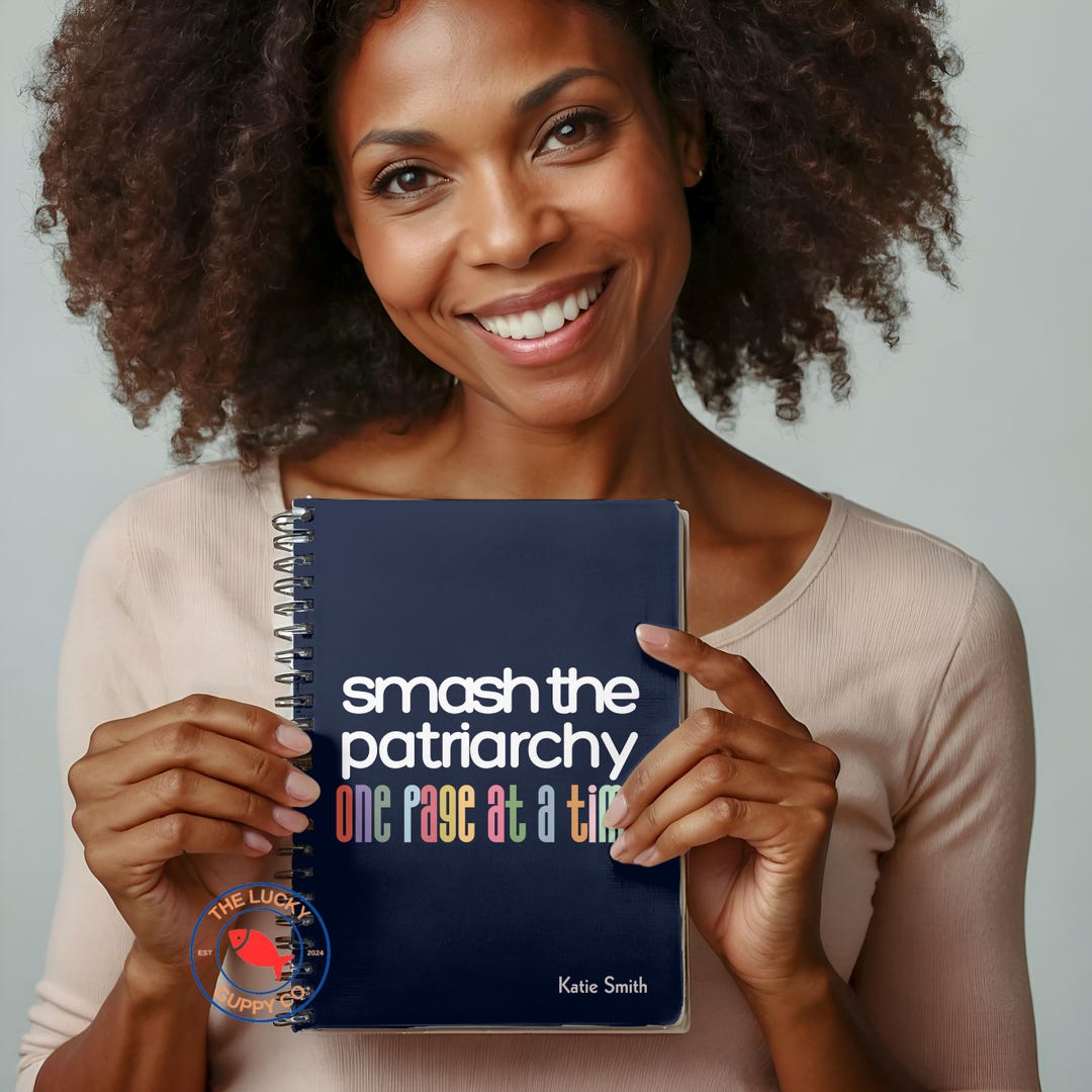 Smash Notebook Smash the Patriarchy Lined Notebook, Feminist Gift - Etsy