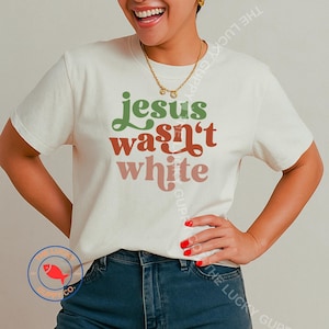 Jesus Wasn&#39;t White Unisex Holiday TShirt, I Want for You What You Want for Immigrants, Jesus Was an Undocumented Immigrant, Have Mercy Tee