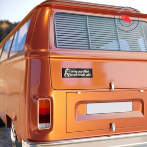 omg guys that's not what I said car refrigerator magnet, progressive christian gift, liberal bumper sticker, FDT car magnet, anti-trump AF image 4