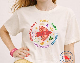 Liberal Public Services Boxy Women’s Boxy Boho T-Shirt, Parks Libraries Education