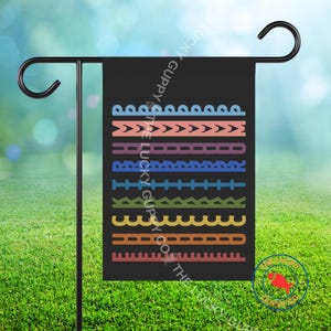 Bandera arcoíris con código F Trump sutil, bandera de protesta FDT oculta, bandera de los derechos trans