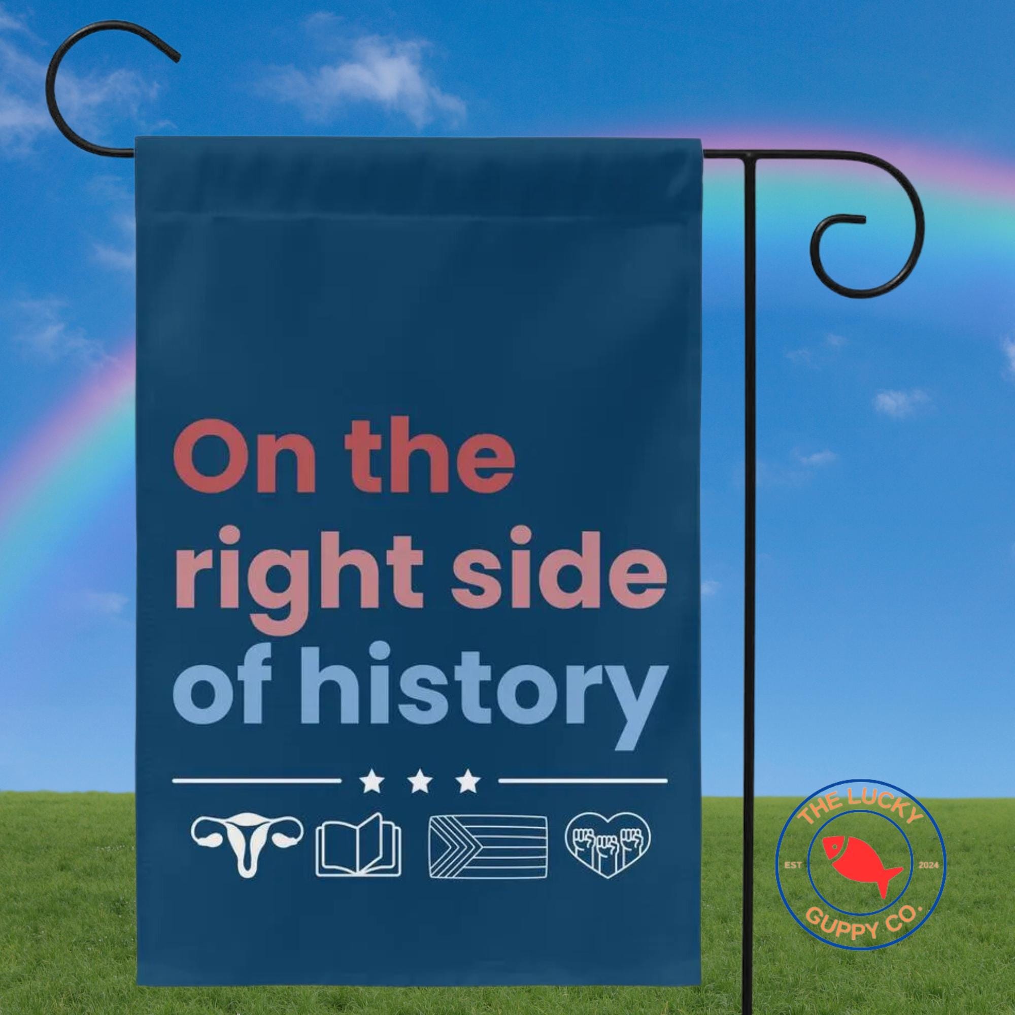 Discover Right Side Of History Flag, Pro America Anti Trump Flag