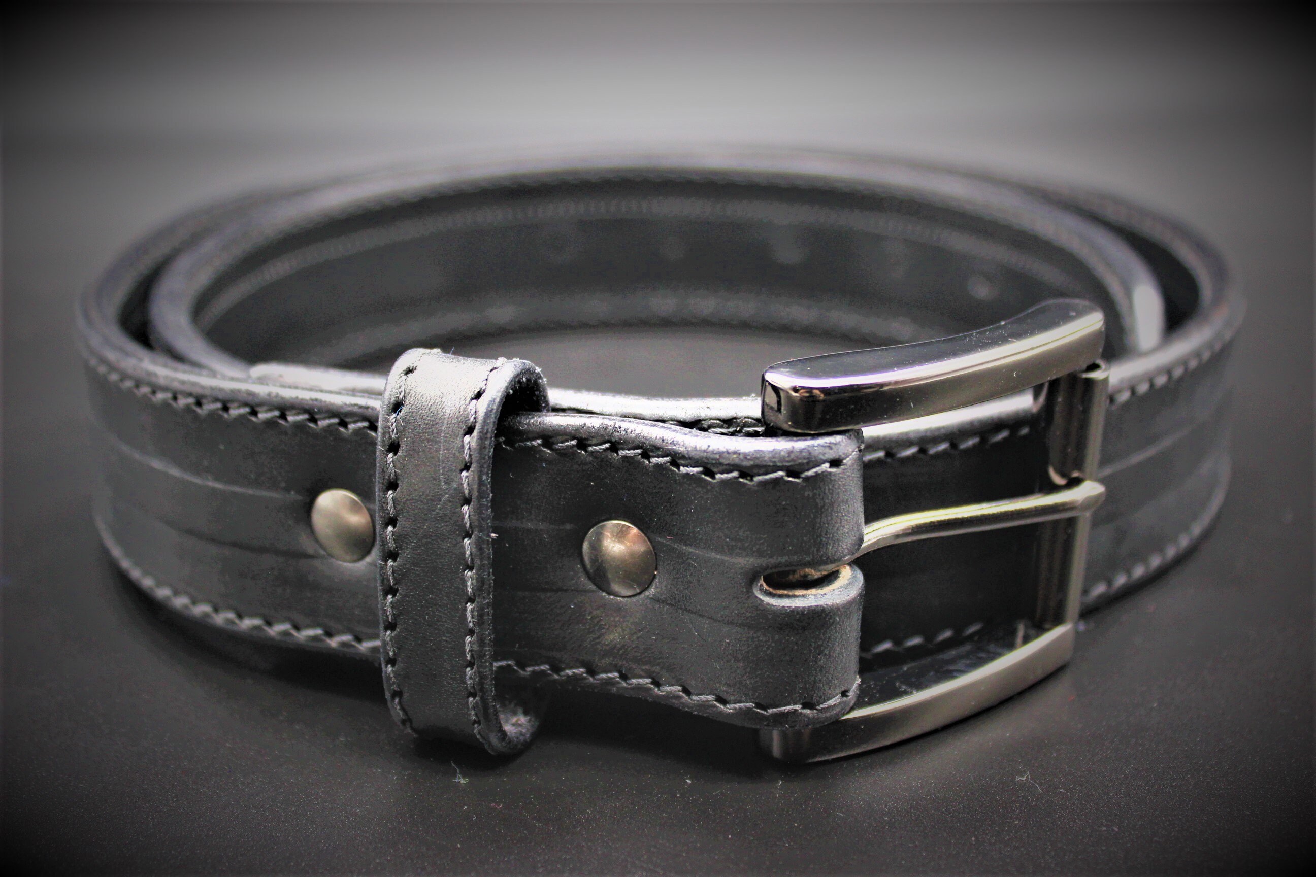 Leather Belt Full Grain Leather Belt Black Leather Belt | Etsy