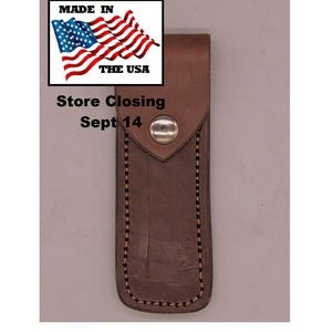 Folding knife sheath, leather knife sheath, folding leather sheath, knife sheath, leather sheath, handmade sheath