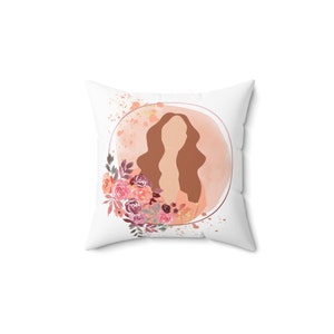 I am Enough 14x14 Polyester Square Pillow| Positive Affirmation |Home Decor | Gift