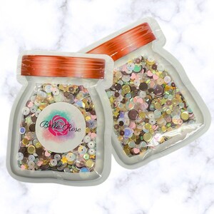 Precious Bears Sequin Confetti Mix | Shaker Pocket | Scrapbook Supplies
