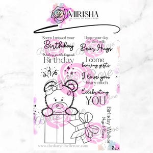 Precious Bear Zoey Stamp Set