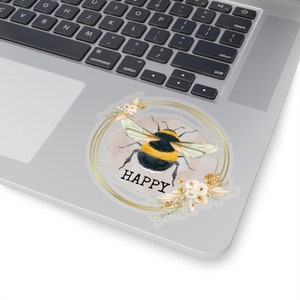 Bee Kind Affirmation Kiss-Cut Stickers | Decal Stickers