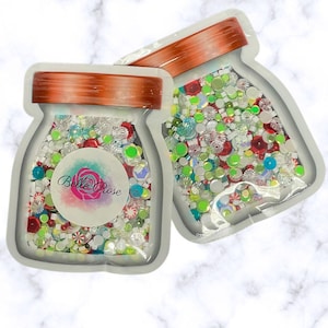 Confettimix kerstsnoep pailletten | Shakerzak | Plakboekbenodigdheden