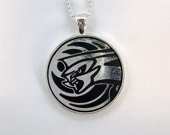 Palkia Pokemon Necklace OR Keychain - Upcycled Pokemon Coin Pendant - Pendant w/Chain - Palkia Necklace - Pokemon Coin Necklace