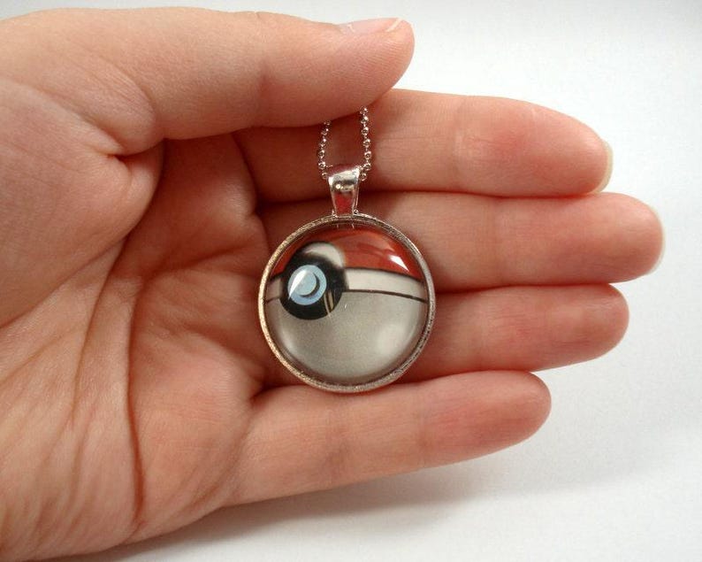 Pikachu Pokemon Necklace OR Keychain - Upcycled Pokemon Card Pendant - Silver Pendant w/Chain - Pikachu Necklace - Pokemon Card Necklace image 5
