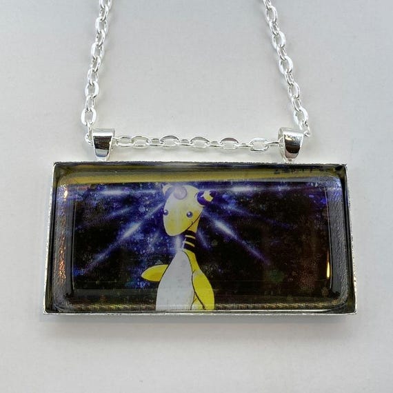 pokemon card necklace Eevee by RockLove retro collectors King Ice | Pokemon Pikachu