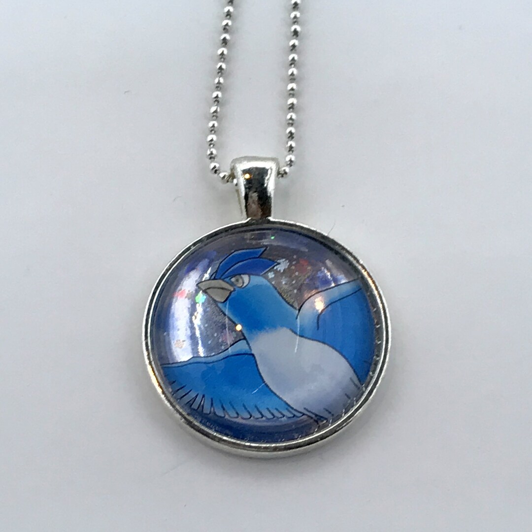 Pokemon Articuno Necklace Holographic Pokemon Card Pendant - Etsy