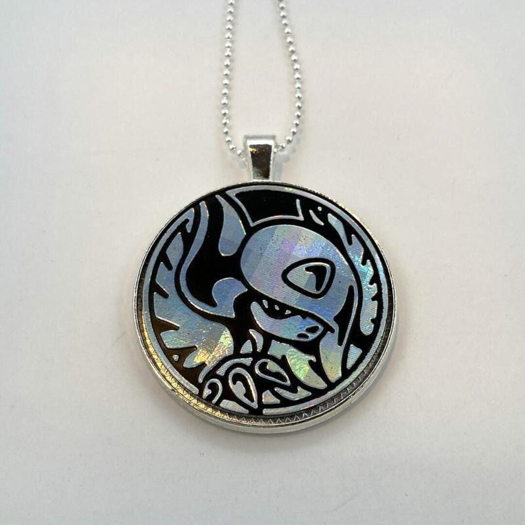 Mega Absol Necklace - Upcycled Pokemon Coin Pendant - Pokemon Necklace ...