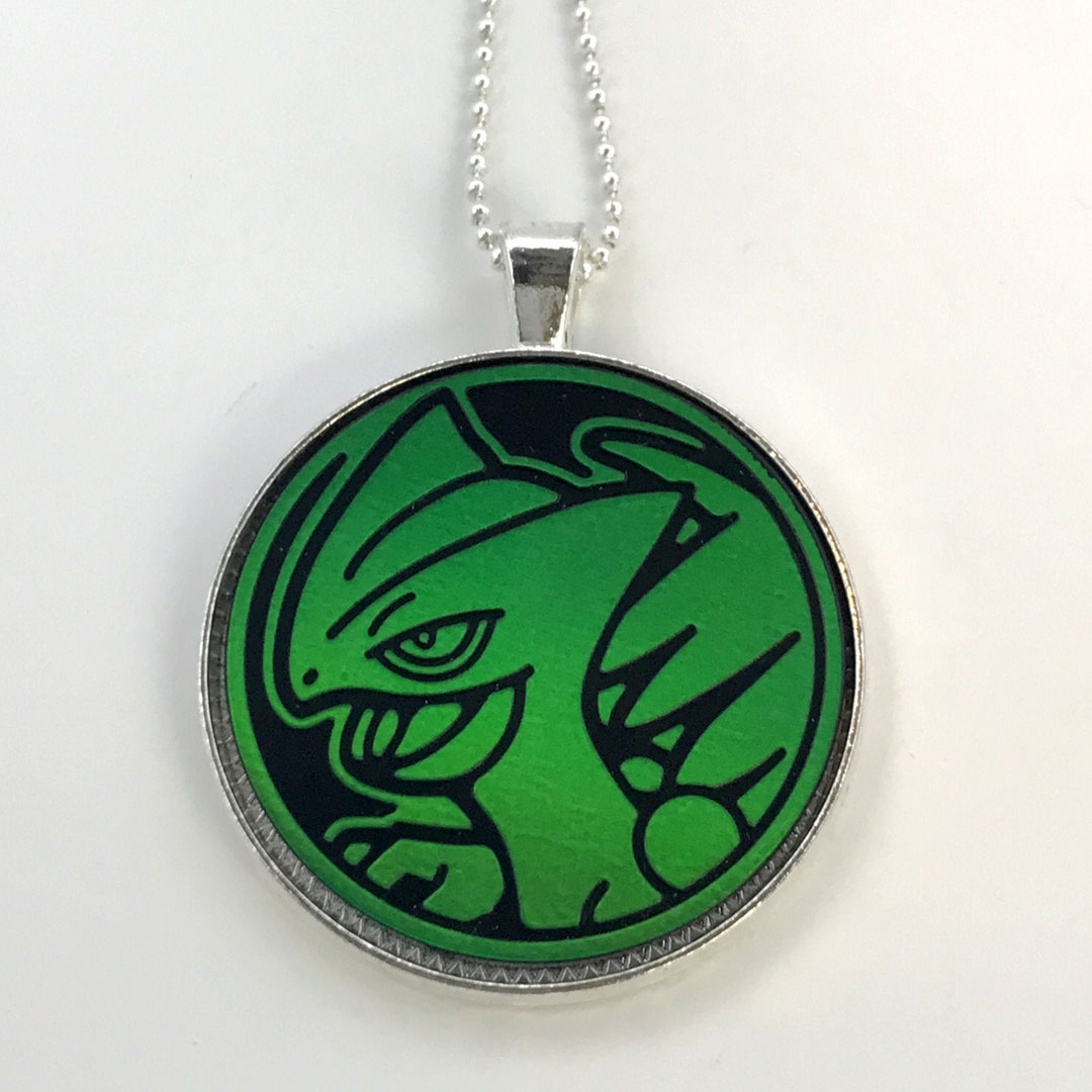 Sceptile Necklace Pokemon Necklace OR Keychain Upcycled Etsy