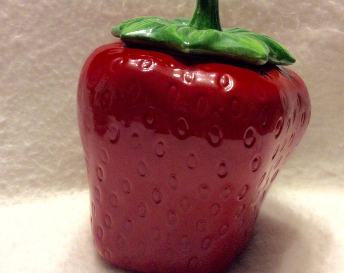 Strawberry Cookie Jar. Shari's Berries. Free Ship to US. Etsy