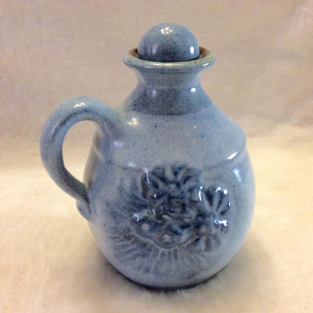Dekrech Originals Light Blue Jar Vase Storage. Free Ship to US. Etsy