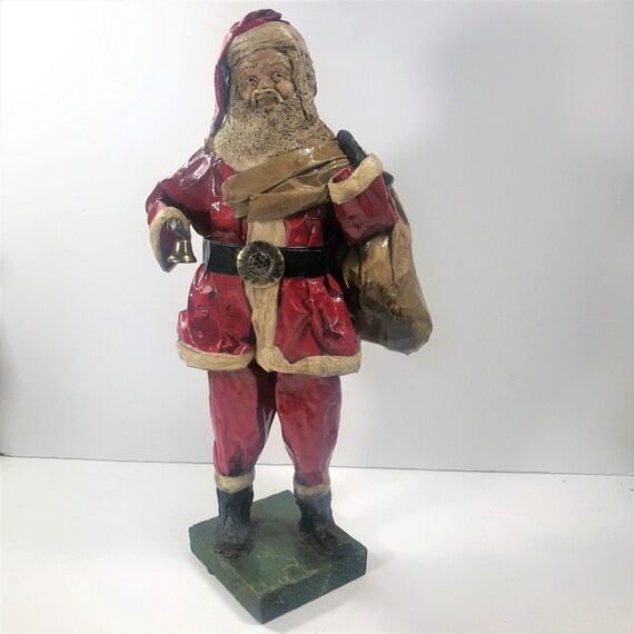 Santa Papermache Santa Vintage Handcrafted Hand Painted Papermache Santa Claus Handmade Hand Painted And Aged Signed And Dated Santa Papermache Santa Vintage Handcrafted Hand Painted Papermache Santa Claus Handmade Hand Painted And Aged Signed And Dated