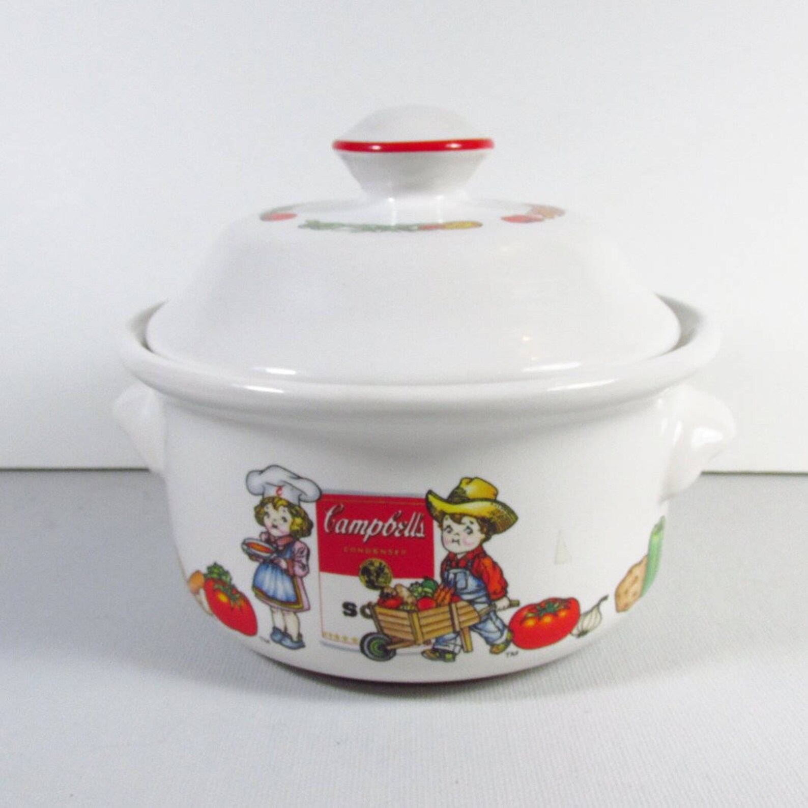 Vintage Westwood Campbells Soup Bowl With Handles and Lid. Etsy Singapore