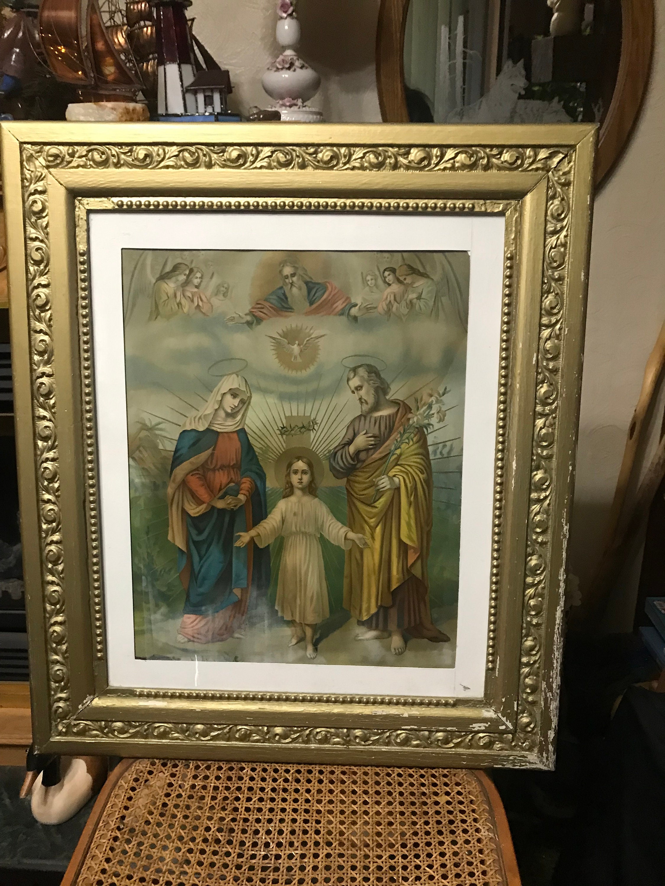 Print on wood, Bellazzi's Holy Family | online sales on