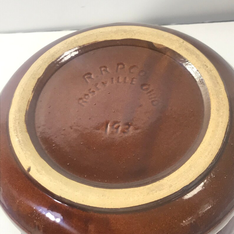 Rrpco Roseville Ohio Pottery Spittoon Planter 193 | Etsy