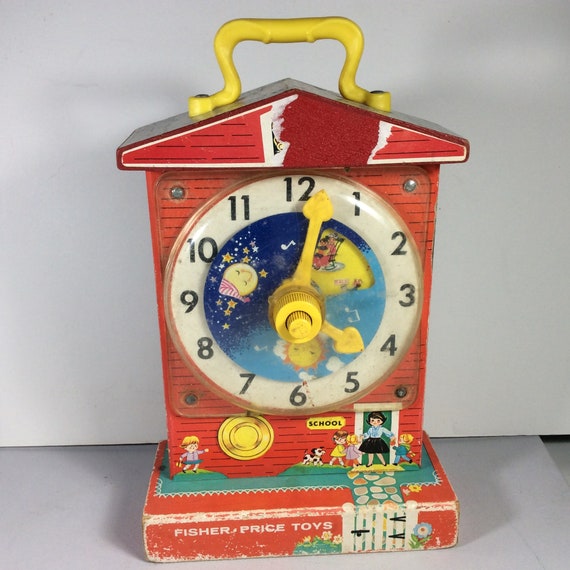 Fisher Price Toys 1968 horloge de temps d'enseignement de - Etsy France