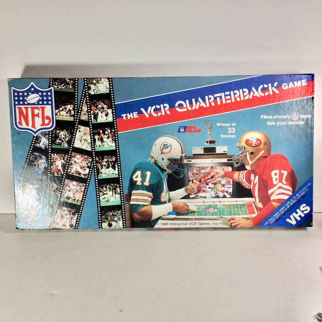 1986 NFL Games VCR Quarterback Game Near Mint. Etsy