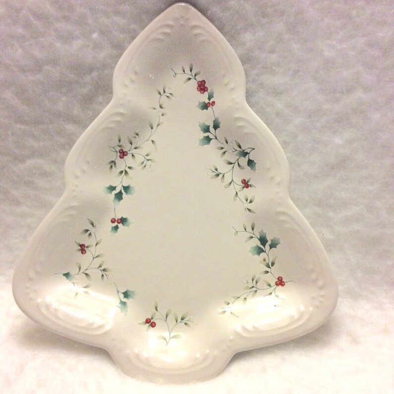 Vintage Pfaltzgraff Christmas Tree Candy Relish Serving Dish. Etsy