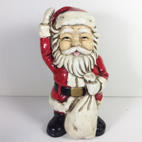 Santa Papermache Santa Vintage Handcrafted Hand Painted Papermache Santa Claus Handmade Hand Painted And Aged Signed And Dated Santa Papermache Santa Vintage Handcrafted Hand Painted Papermache Santa Claus Handmade Hand Painted And Aged Signed And Dated